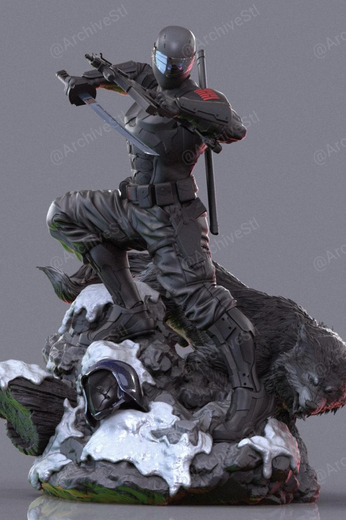 特种部队：蛇眼起源 Snake Eyes & Timber 3D打印图纸